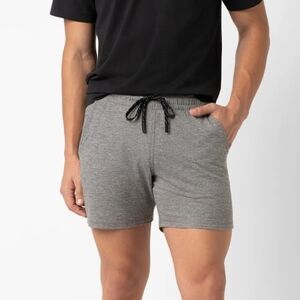Bearbottom Tech Shorts. Men's Athletic Light Grey 5.5" Small Shorts